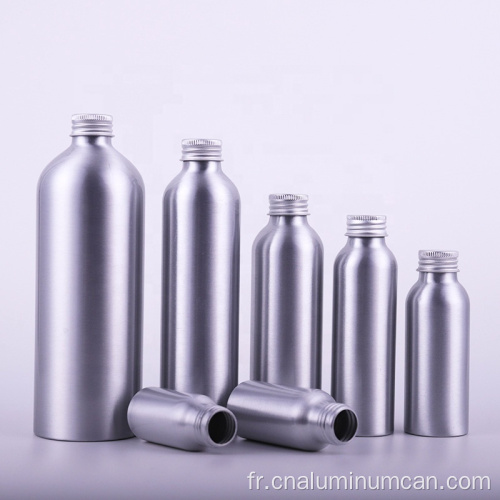 Bouteille en aluminium de 30 ml avec bonnet en aluminium